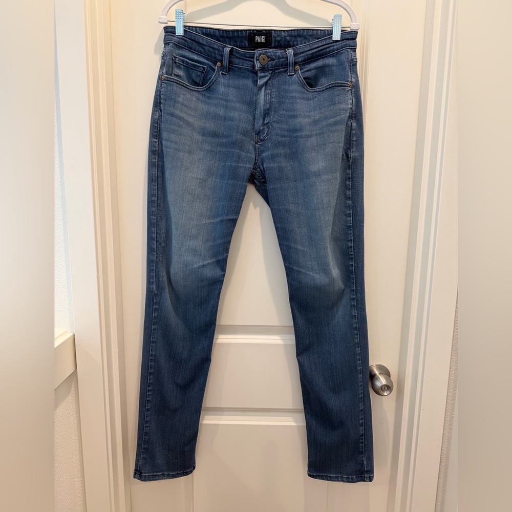 PAIGE Women's Skinny Jeans in Medium Blue Wash